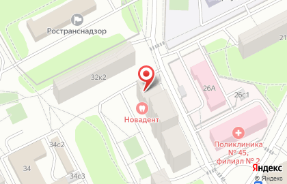 Продуктовый магазин в Москве на карте