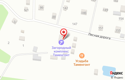 База отдыха Таменгонт на Родниковой улице на карте