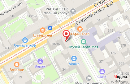 ДИКСИ в Красносельском районе на карте