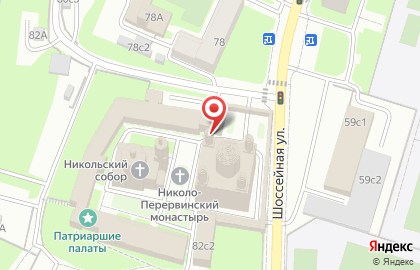 Николо-Перервинский монастырь на карте