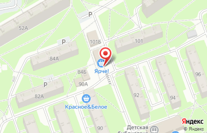 Супермаркет Ярче! в Москве на карте