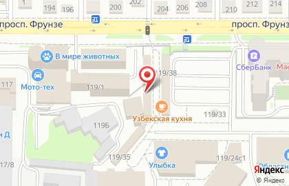 Зоомагазин Любимчик на проспекте Фрунзе на карте