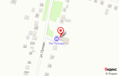 Гостиница На Пухова в Воронеже на карте