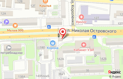 Студия цветов Jul.I на улице Николая Островского на карте