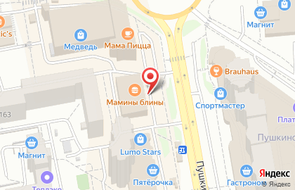 Магазин спортивного питания и инвентаря SteelEnergy на Пушкинской улице на карте