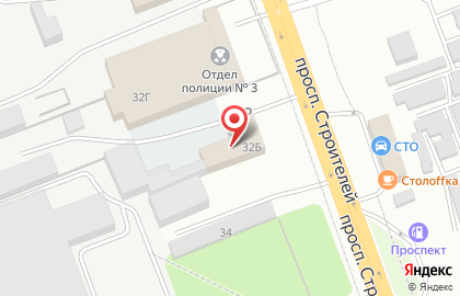 ООО Современные Строительные Технологии на проспекте Строителей на карте