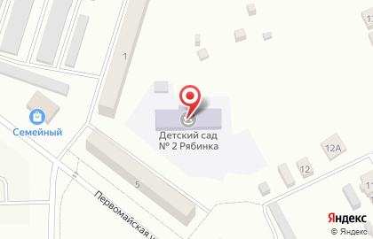 Детский сад №2, Рябинка, п.г.т. Приволжский на карте