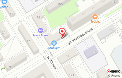 Супермаркет Магнит в Орджоникидзевском районе на карте