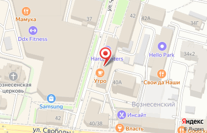 Студия перманентного макияжа UPGRADE на улице Чайковского на карте