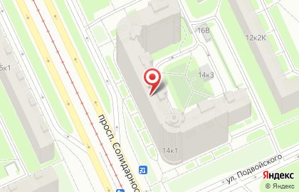 ООО Альянс-СПб на проспекте Солидарности на карте