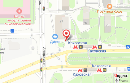 Сеть салонов красоты Город красоты на метро Каховская на карте