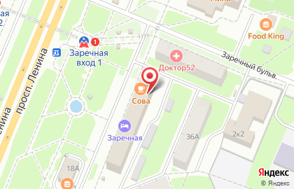 Нижегородский филиал Банкомат, Уралсиб банк на проспекте Ленина, 36 на карте