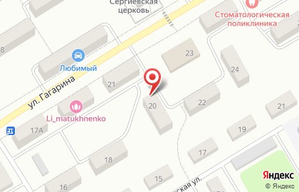 Парикмахерская Любава на Московской улице на карте