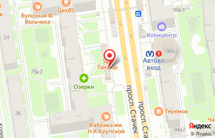 Окна века метро АВТОВО на карте