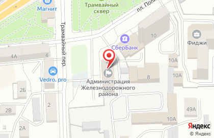 Банкомат АКБ Московский Индустриальный банк, Орловский филиал в Трамвайном переулке на карте