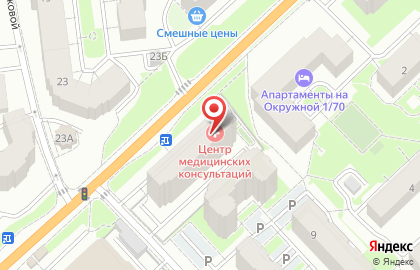 Фирменный магазин Пивной мир на Окружной улице на карте