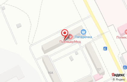 Медицинский центр ПремьерМед в Челябинске на карте