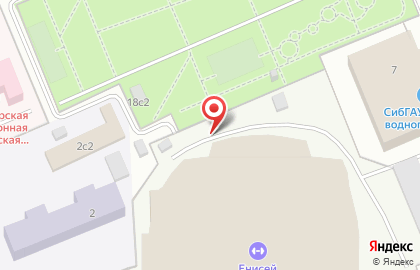 Автостоянка в Красноярске на карте