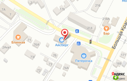 Парикмахерская на Большой Красной улице на карте