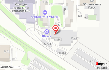 Гаражный кооператив Сатурн М-96 на карте