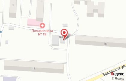 Магазин Цветочный мир на Заводской улице на карте