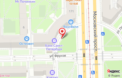 ДИКСИ в Московском районе на карте