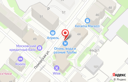 Кухонная студия Мария на Поморской улице на карте