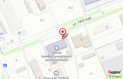 Ярославский колледж управления и профессиональных технологий на карте