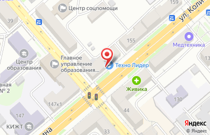 Магазин ТехноЛидер в Кургане на карте