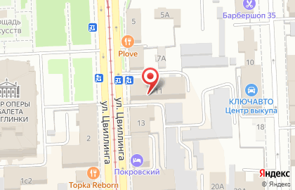 Сеть бытового проката Русский Прокат на улице Цвиллинга на карте