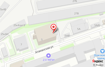 Автомойка Атаманский на карте