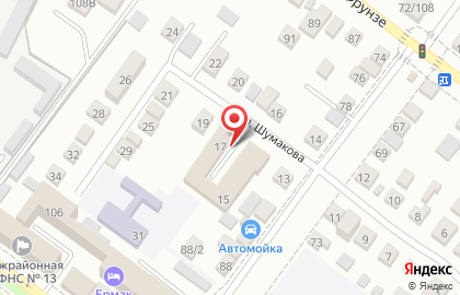 Отдел полиции №1 на улице Шумакова на карте