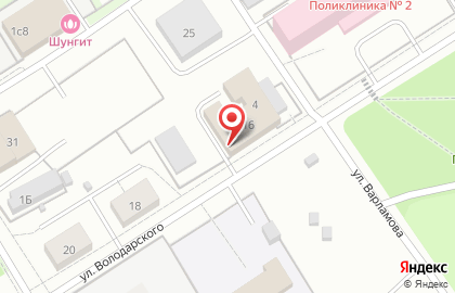База отдыха Тихий берег на улице Володарского на карте
