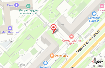 Киоск по продаже хлебобулочных изделий, Гагаринский район на Воробьёвых горах на карте
