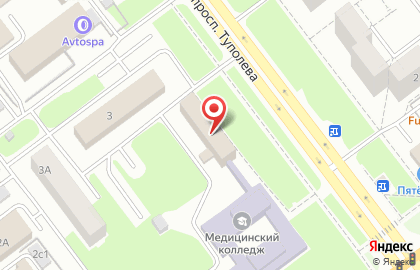Торгово-сервисная компания 766 на ​проспекте Туполева на карте