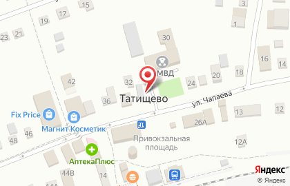 РЭО ГИБДД по Татищевскому району Саратовской области на карте