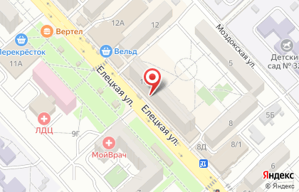 Магазин цветов в Волгограде на карте