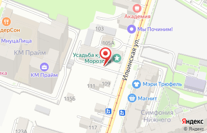 Нижегородский Кремль на карте