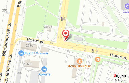 Шиномонтажная мастерская на Варшавском шоссе, 261Б на карте