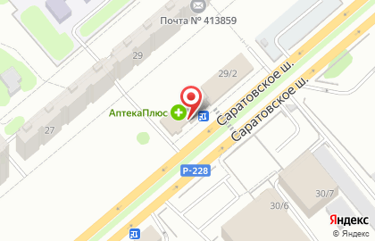 Ломбард Южный Экспресс на Саратовском шоссе на карте