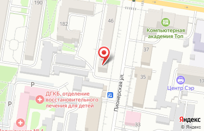 Автоколонна 1275 на Пионерской улице на карте