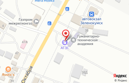 АЗС в Ставрополе на карте