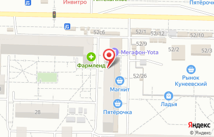Магазин Ивановский текстиль на улице Лизы Чайкиной на карте