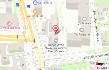 Посольство Албании в г. Москве на карте