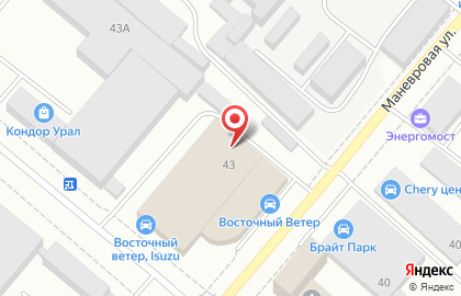 Автоцентрт FAW-Восточный ветер на Маневровой улице на карте
