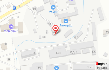 Центр авторазбора и запчастей Автоград на карте