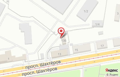 Торговая компания на проспекте Шахтёров на карте