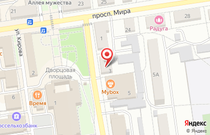 Сеть супермаркет Пятерочка на карте