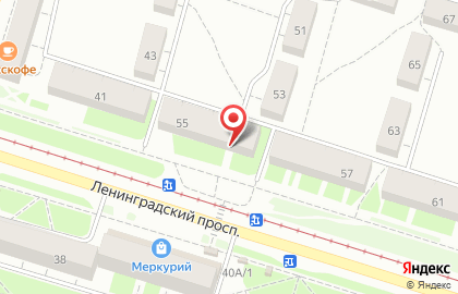 Единый центр недвижимости Юриэлт на Ленинградском проспекте на карте