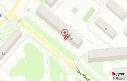 Телекоммуникационная компания ТТК на Советской улице на карте